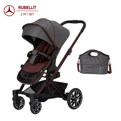 Mercedes Benz Avantgarde Rubellit Bebek Arabası - 2in1 Set - 1